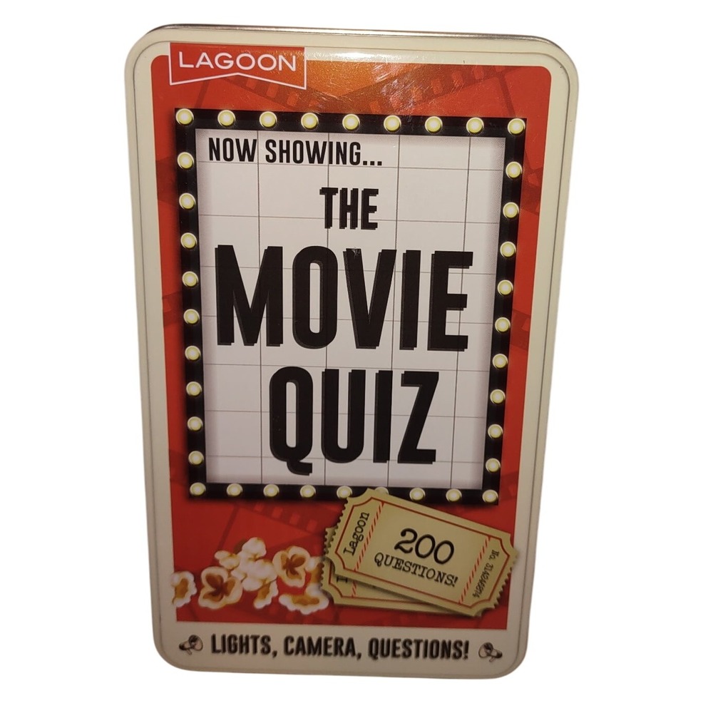 Movie Quiz Card Game - Red